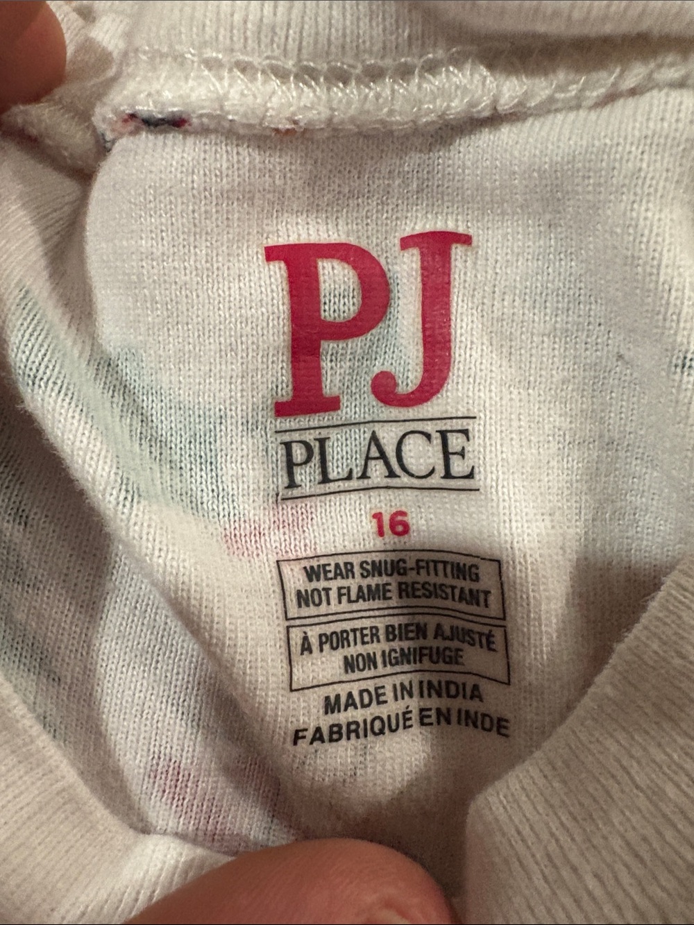 The Children's Place White Top with Pink Logo